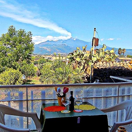 Вілла Casa Del Sole Con Vista Sull'Etna A 200 Mt Dal Mare Ачиреале Екстер'єр фото