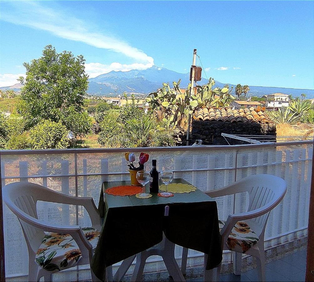 Вілла Casa Del Sole Con Vista Sull'Etna A 200 Mt Dal Mare Ачиреале Екстер'єр фото